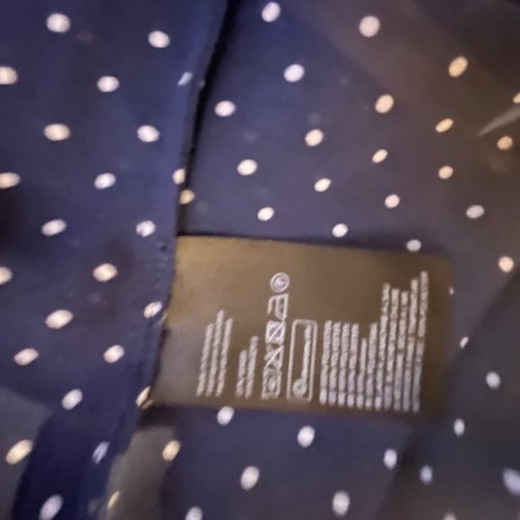 Navy Blue Double Layer Polka Dot Camisole - size 12 - Picture 5 of 8
